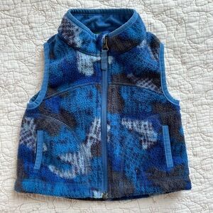 L.L. Bean Kids Blue Fleece Vest